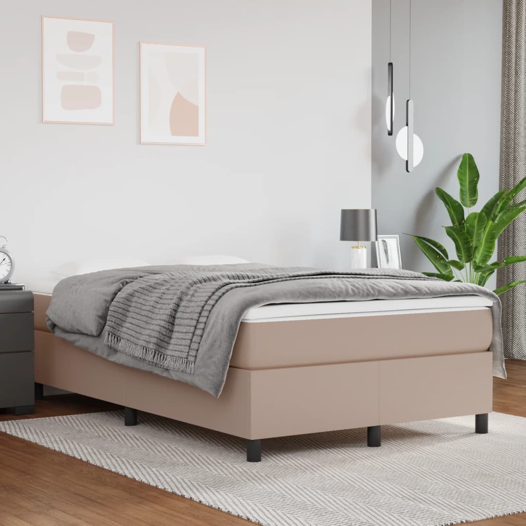 Bedframe Kunstleer Kleurig Cappuccino