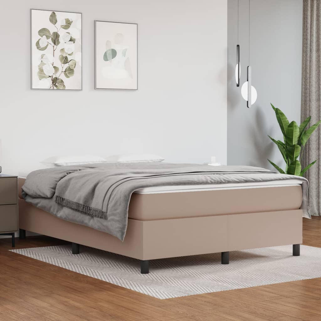 Bedframe Kunstleer Kleurig Cappuccino