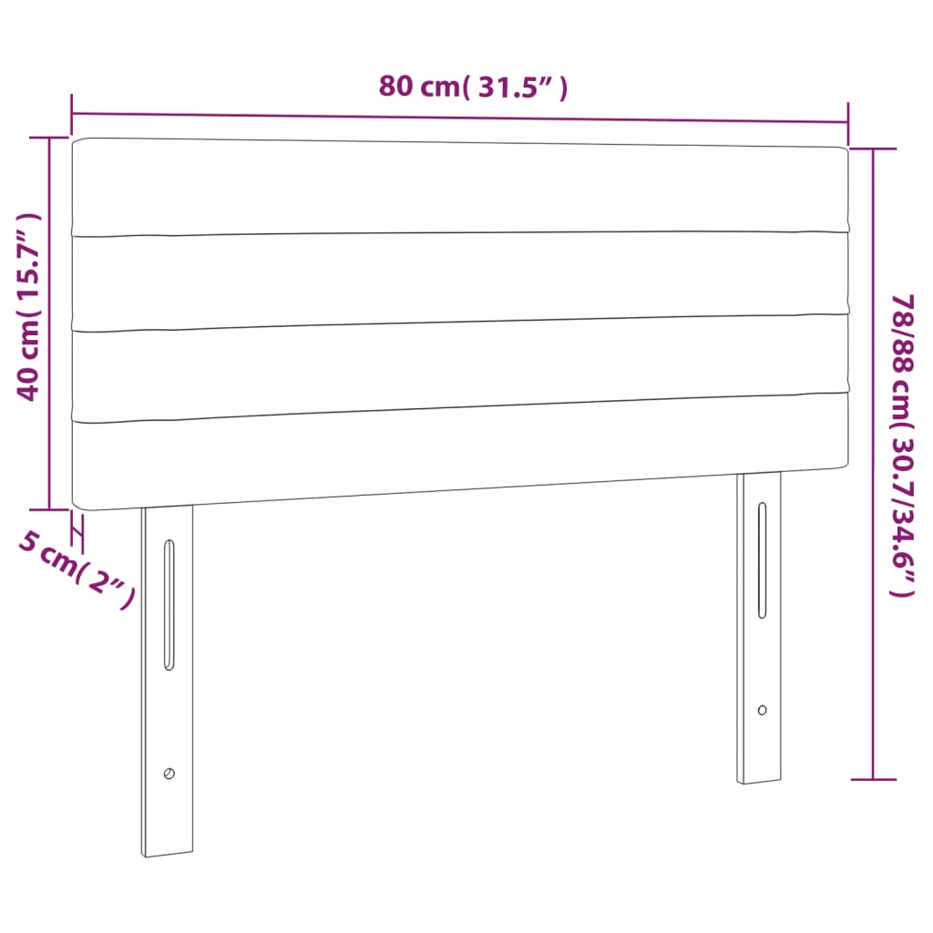 Hoofdbord Led Stof