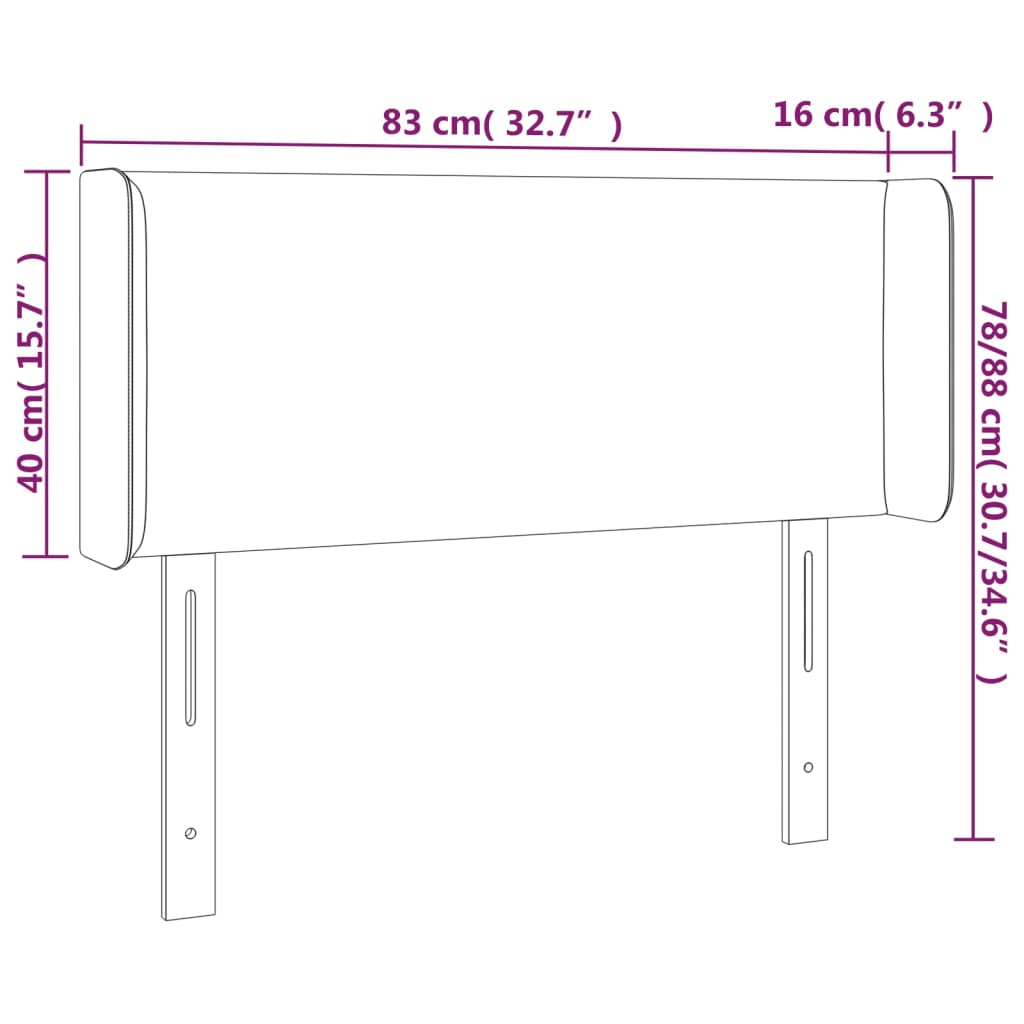 Hoofdbord Led Stof