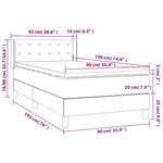 Boxspring Met Matras Stof Kleurig