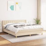 Boxspring Met Matras Stof Kleurig