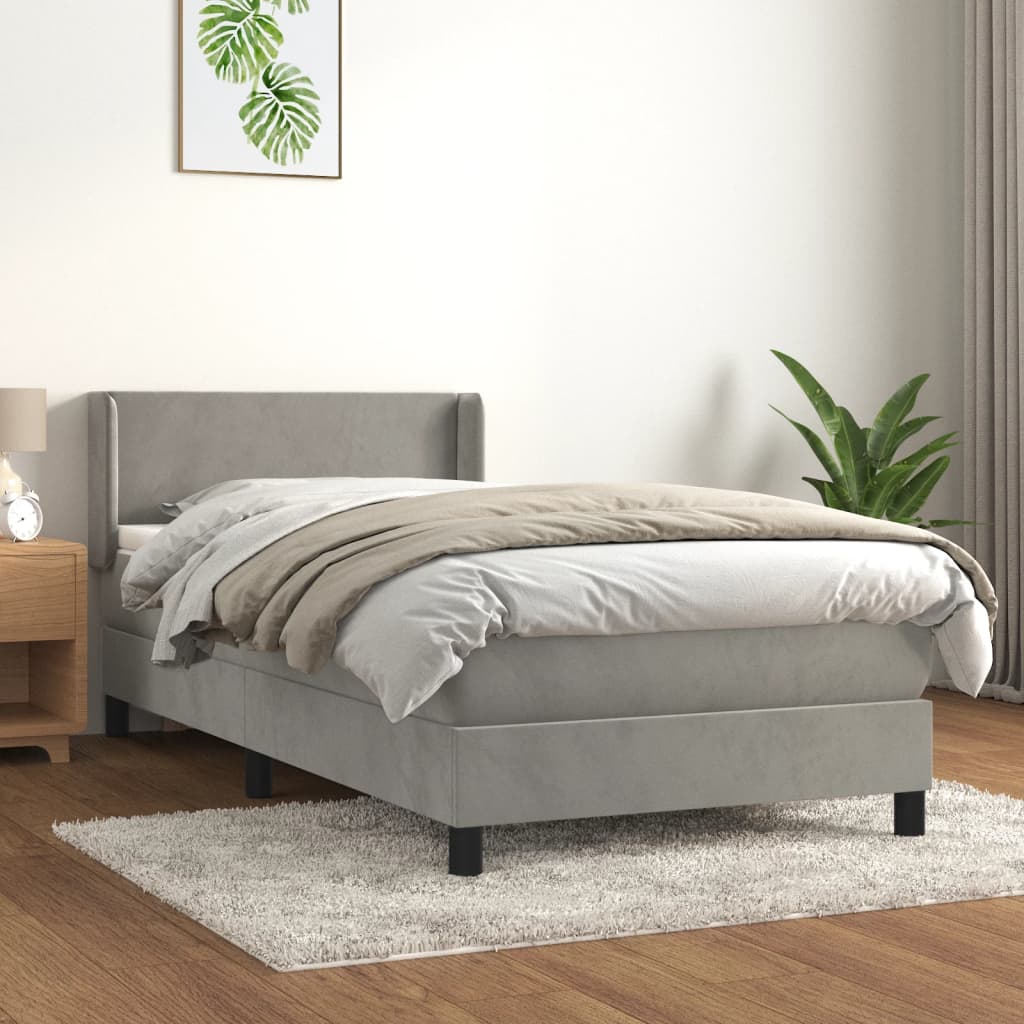 Boxspring Met Matras Fluweel