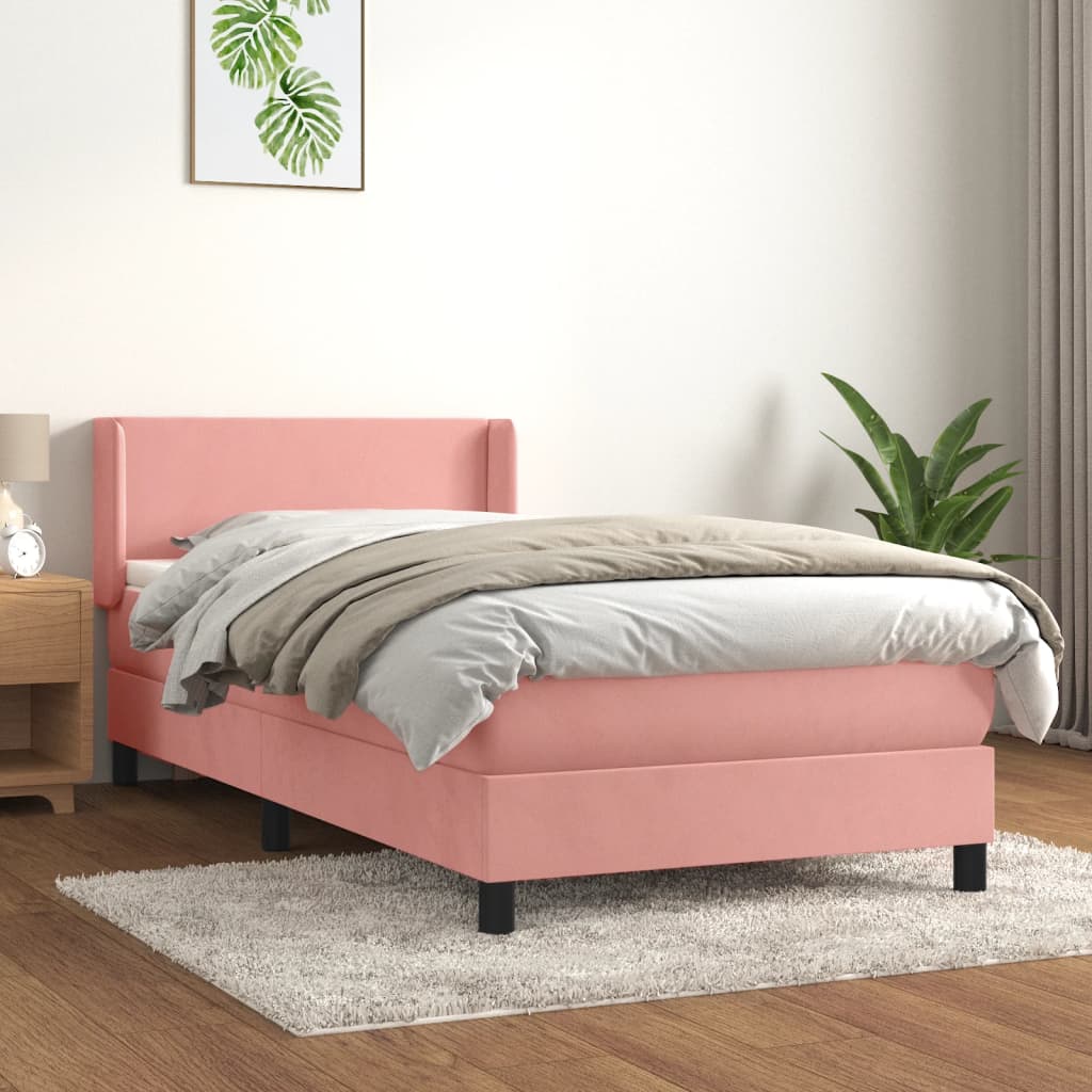 Boxspring Met Matras Fluweel