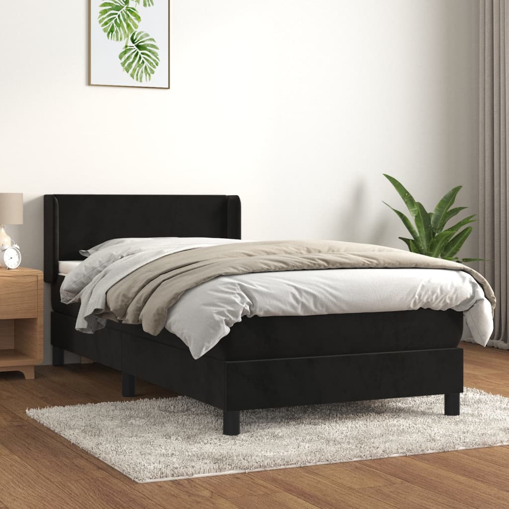 Boxspring Met Matras Fluweel