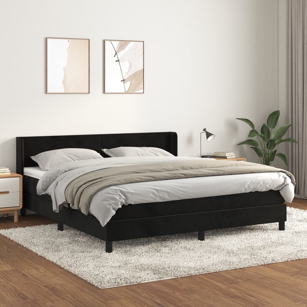 Boxspring Met Matras Fluweel