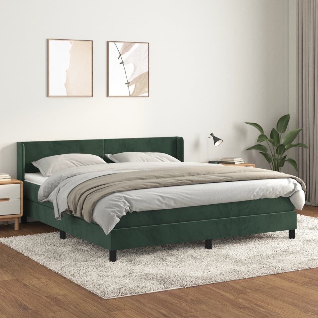 Boxspring Met Matras Fluweel