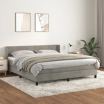 Boxspring Met Matras Fluweel