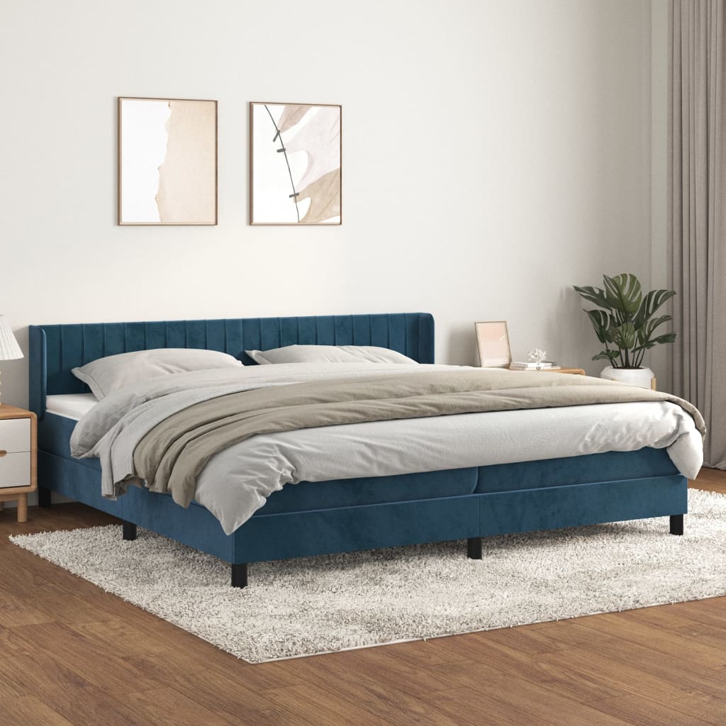 Boxspring Met Matras Fluweel