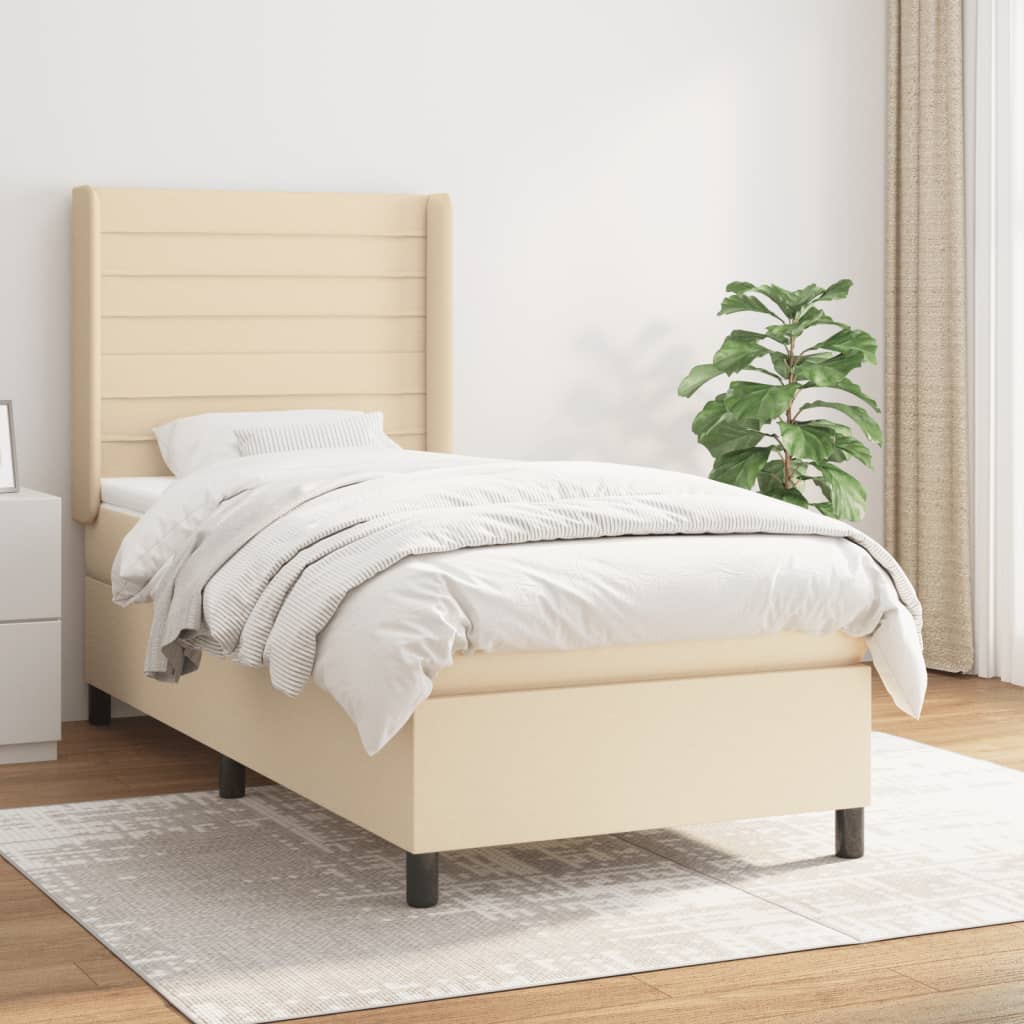 Boxspring Met Matras Stof Kleurig