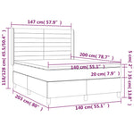 Boxspring Met Matras Stof Kleurig
