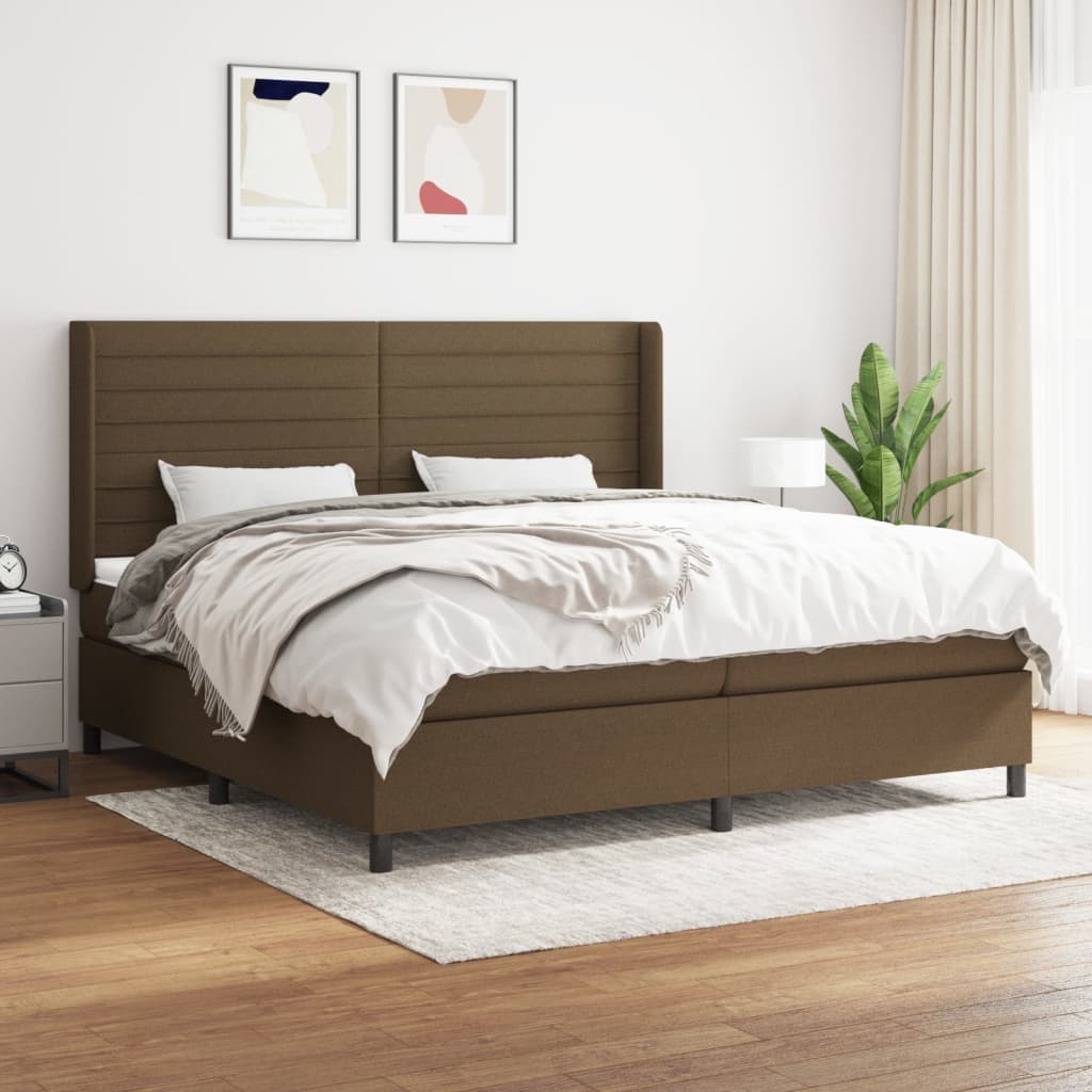 Boxspring Met Matras Stof Kleurig