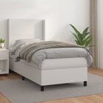 Boxspring Met Matras Kunstleer Kleurig
