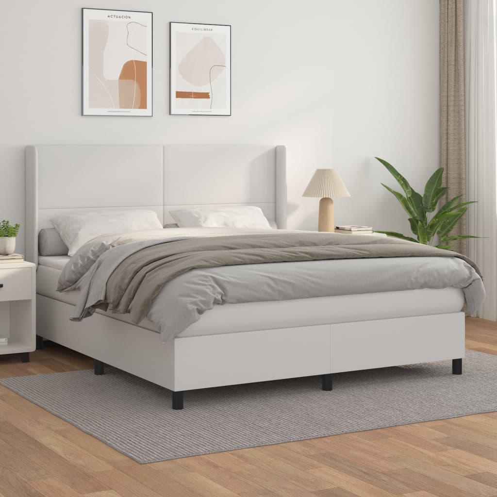 Boxspring Met Matras Kunstleer Kleurig