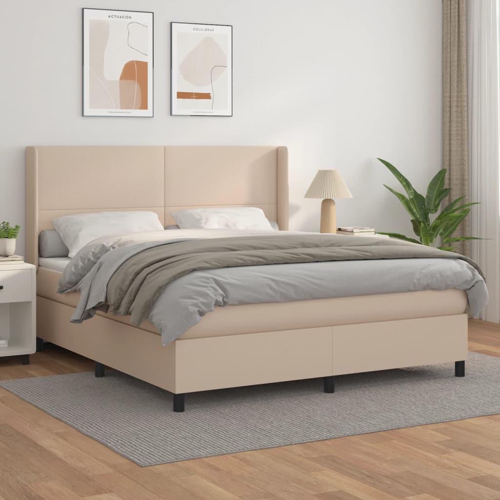 Boxspring Met Matras Kunstleer Kleurig