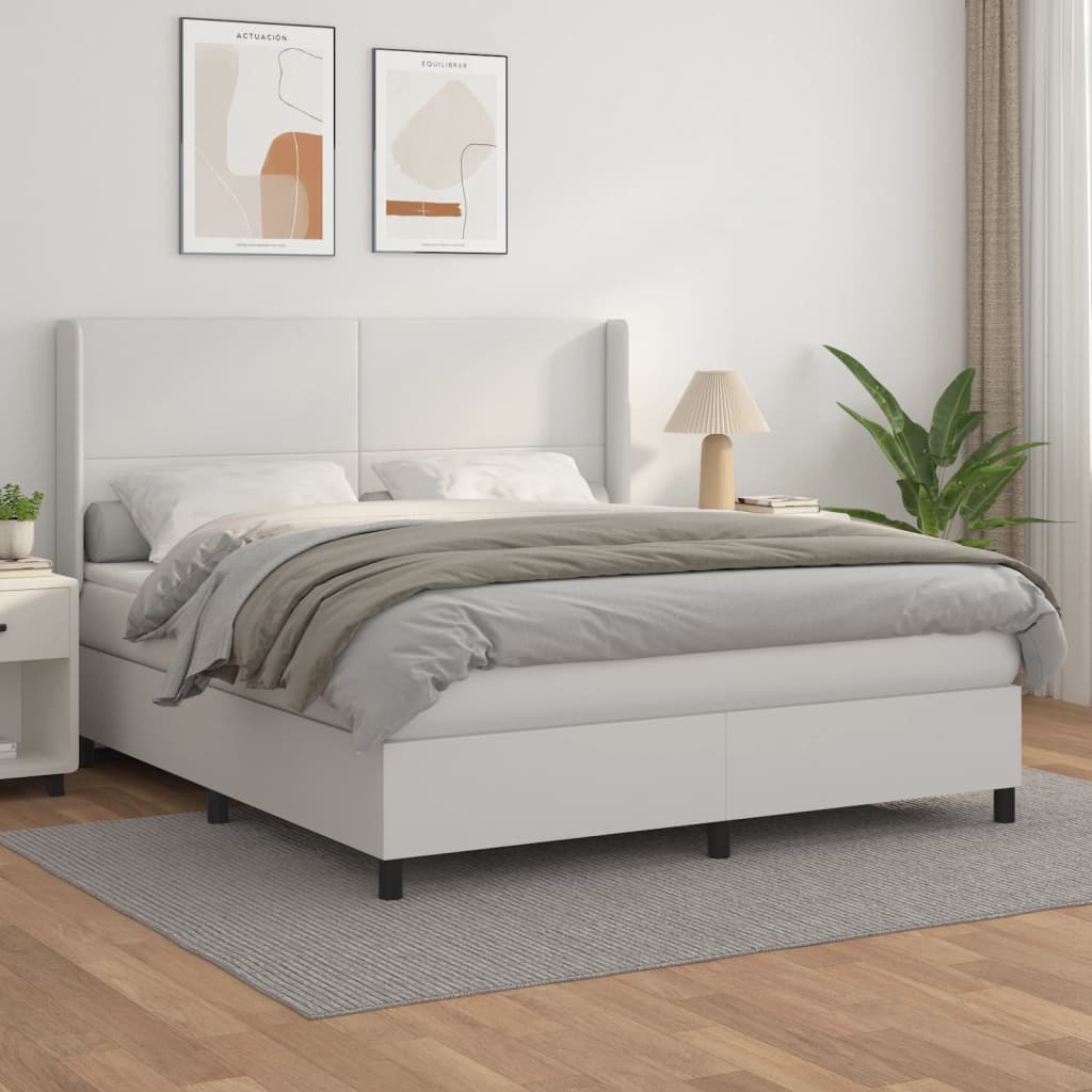 Boxspring Met Matras Kunstleer Kleurig