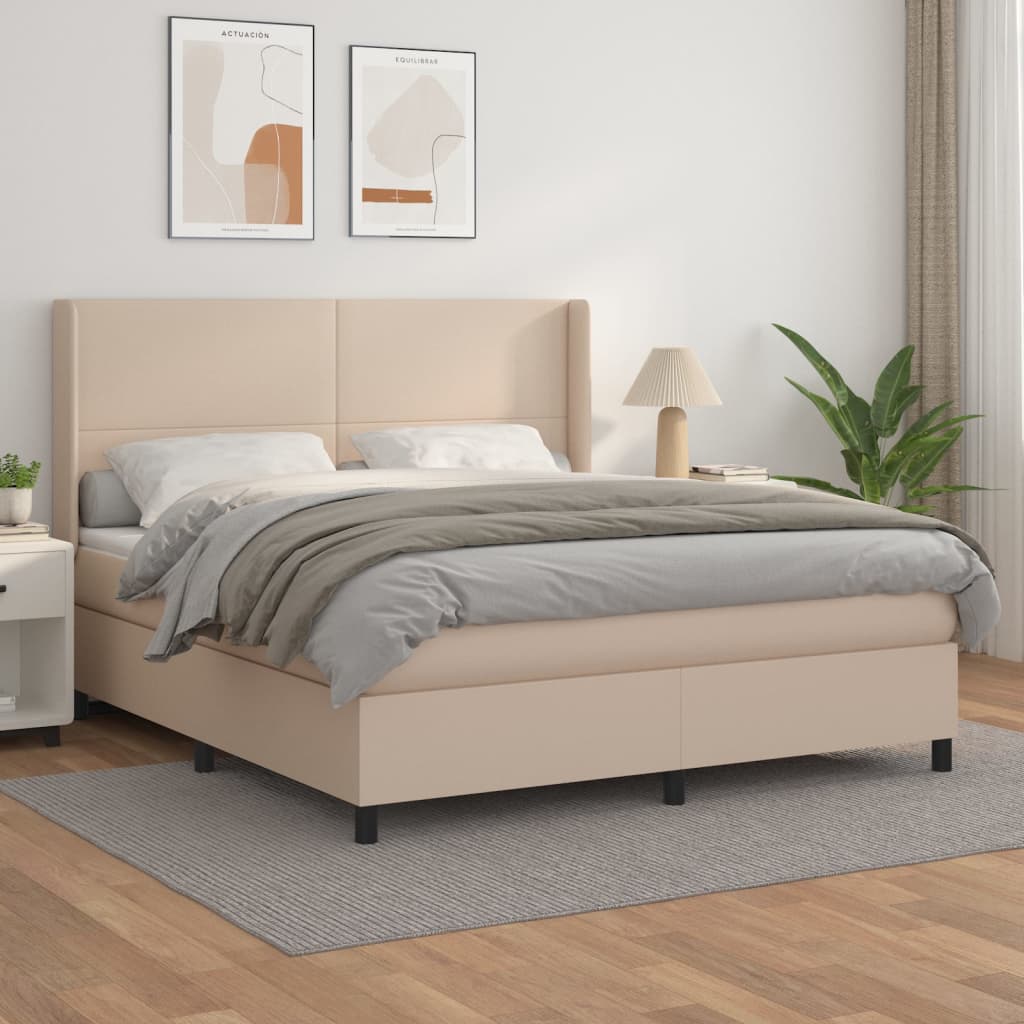 Boxspring Met Matras Kunstleer Kleurig