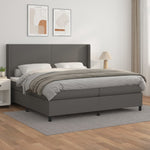 Boxspring Met Matras Kunstleer Kleurig