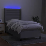 Boxspring Met Matras En Led Stof