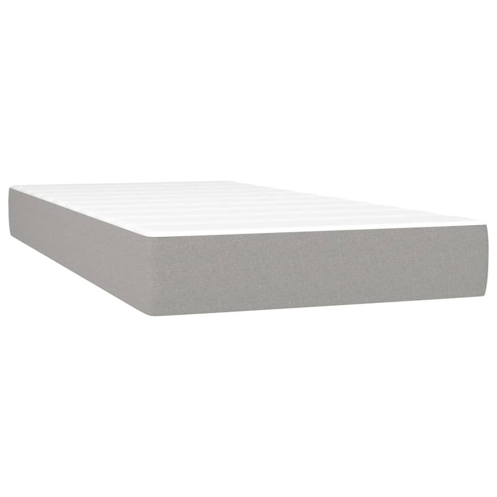 Boxspring Met Matras En Led Stof