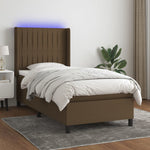 Boxspring Met Matras En Led Stof
