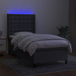 Boxspring Met Matras En Led Stof