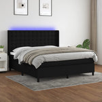 Boxspring Met Matras En Led Stof