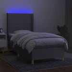 Boxspring Met Matras En Led Stof