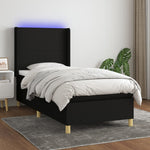 Boxspring Met Matras En Led Stof