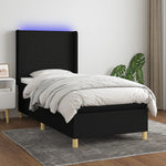 Boxspring Met Matras En Led Stof