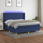 Boxspring Met Matras En Led Stof