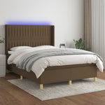 Boxspring Met Matras En Led Stof