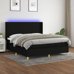Boxspring Met Matras En Led Stof