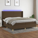 Boxspring Met Matras En Led Stof