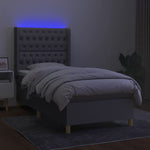 Boxspring Met Matras En Led Stof