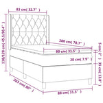 Boxspring Met Matras En Led Stof