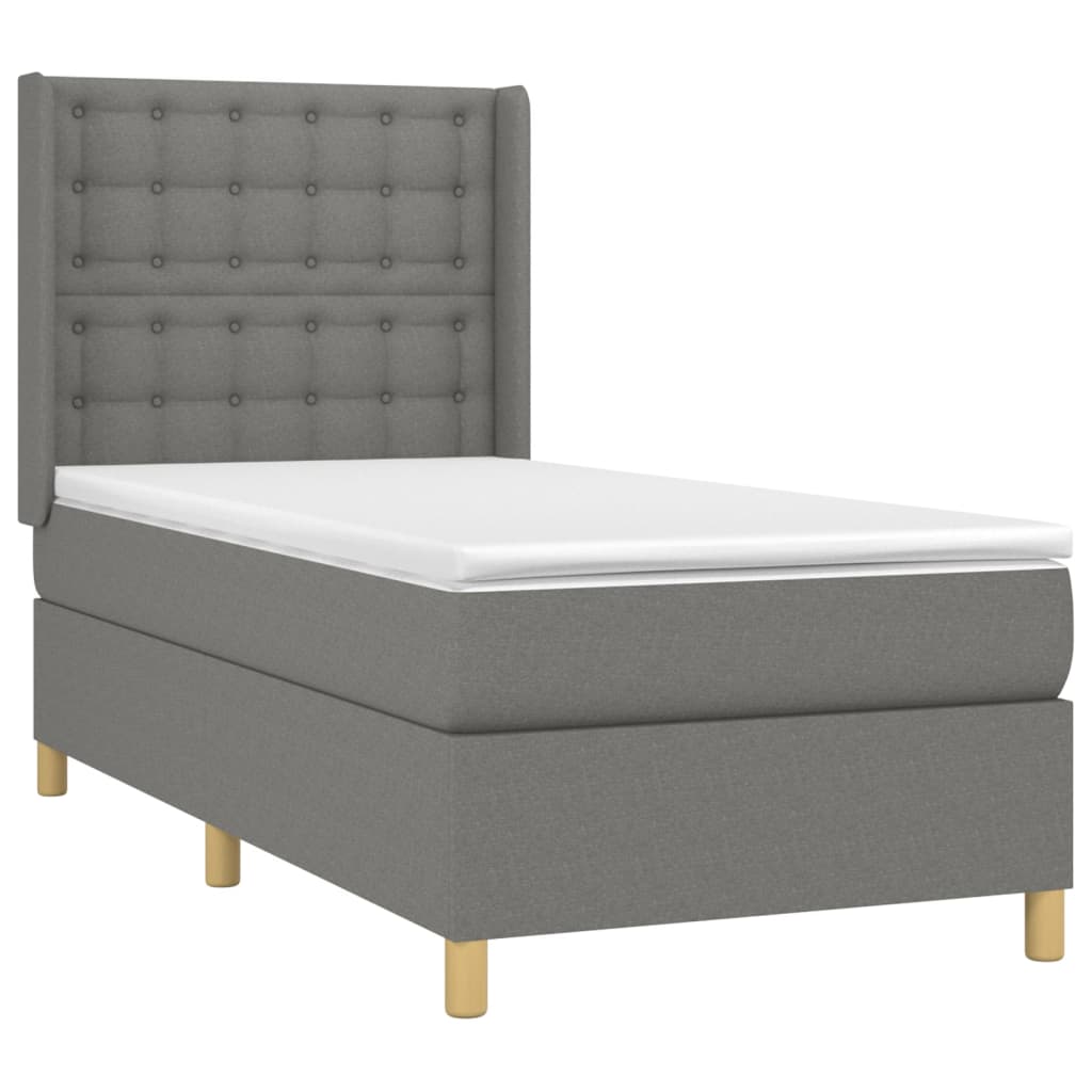 Boxspring Met Matras En Led Stof