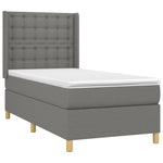 Boxspring Met Matras En Led Stof