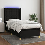 Boxspring Met Matras En Led Stof