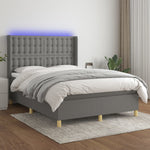 Boxspring Met Matras En Led Stof