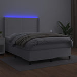 Boxspring Met Matras En Led Kunstleer