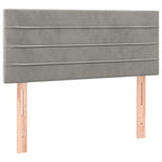 Boxspring Met Matras En Led Fluweel