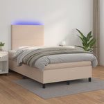 Boxspring Met Matras En Led Kunstleer