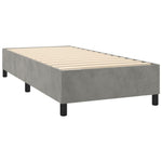 Boxspring Met Matras En Led Fluweel