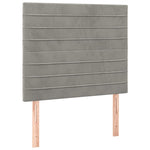 Boxspring Met Matras En Led Fluweel