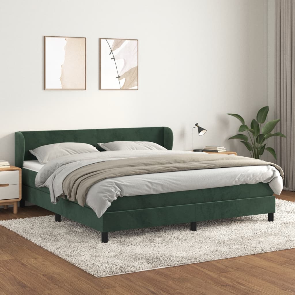 Boxspring Met Matras Fluweel