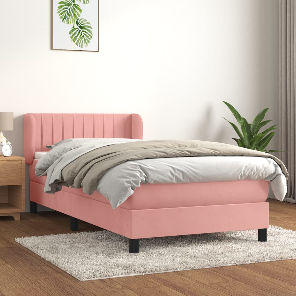 Boxspring Met Matras Fluweel