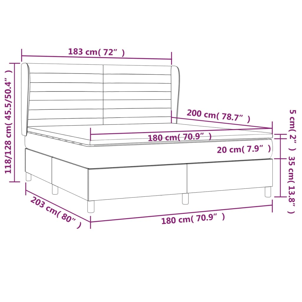 Boxspring Met Matras Stof
