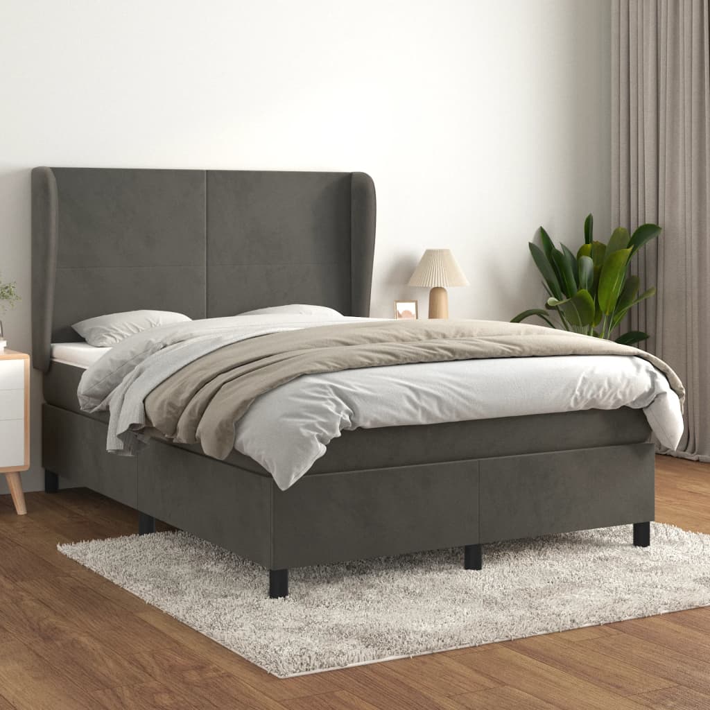 Boxspring Met Matras Fluweel