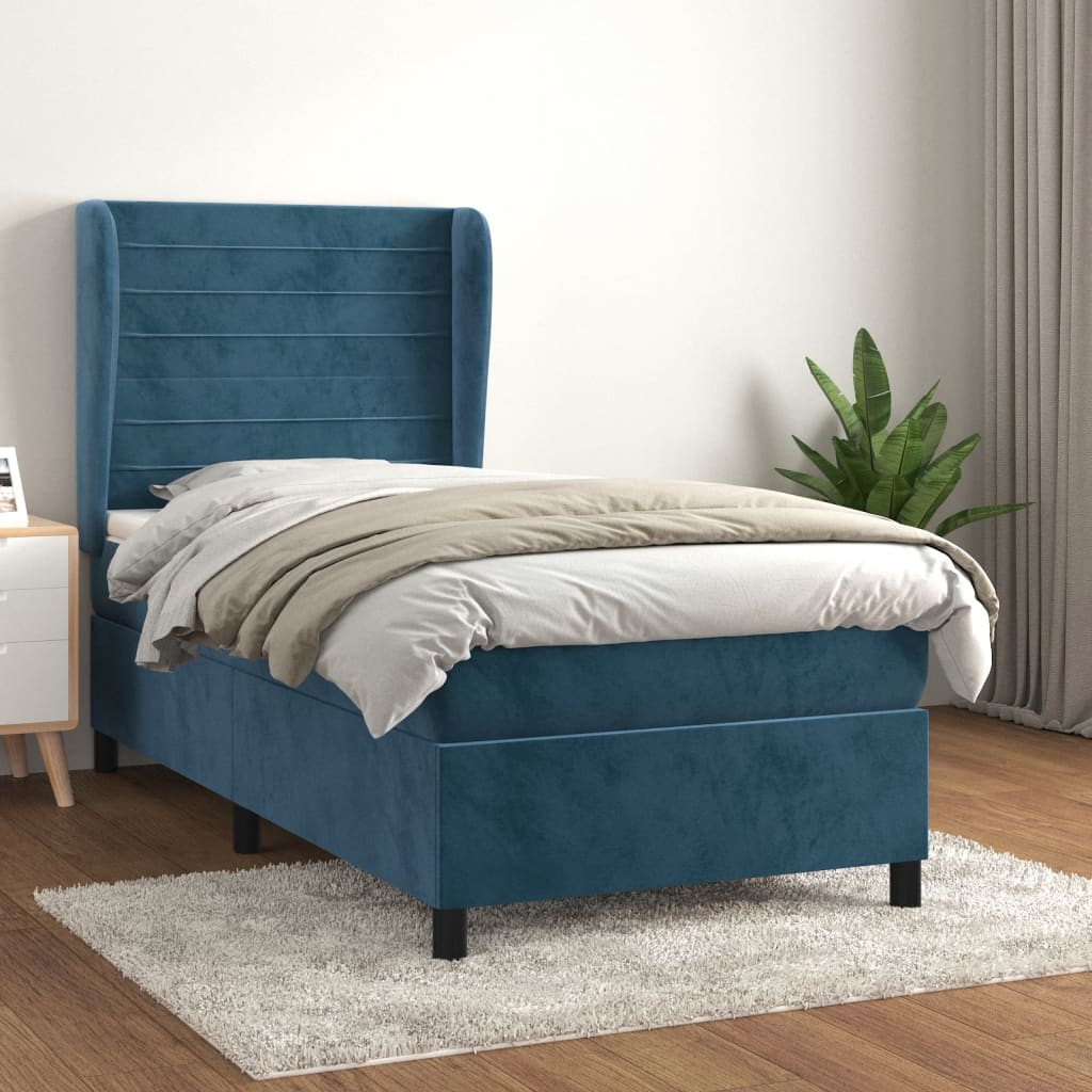Boxspring Met Matras Fluweel